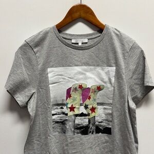 Gray Star Graphic Short Sleeve Tee